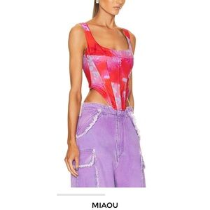 New Miaou Campbell Rouge Mudd Corset